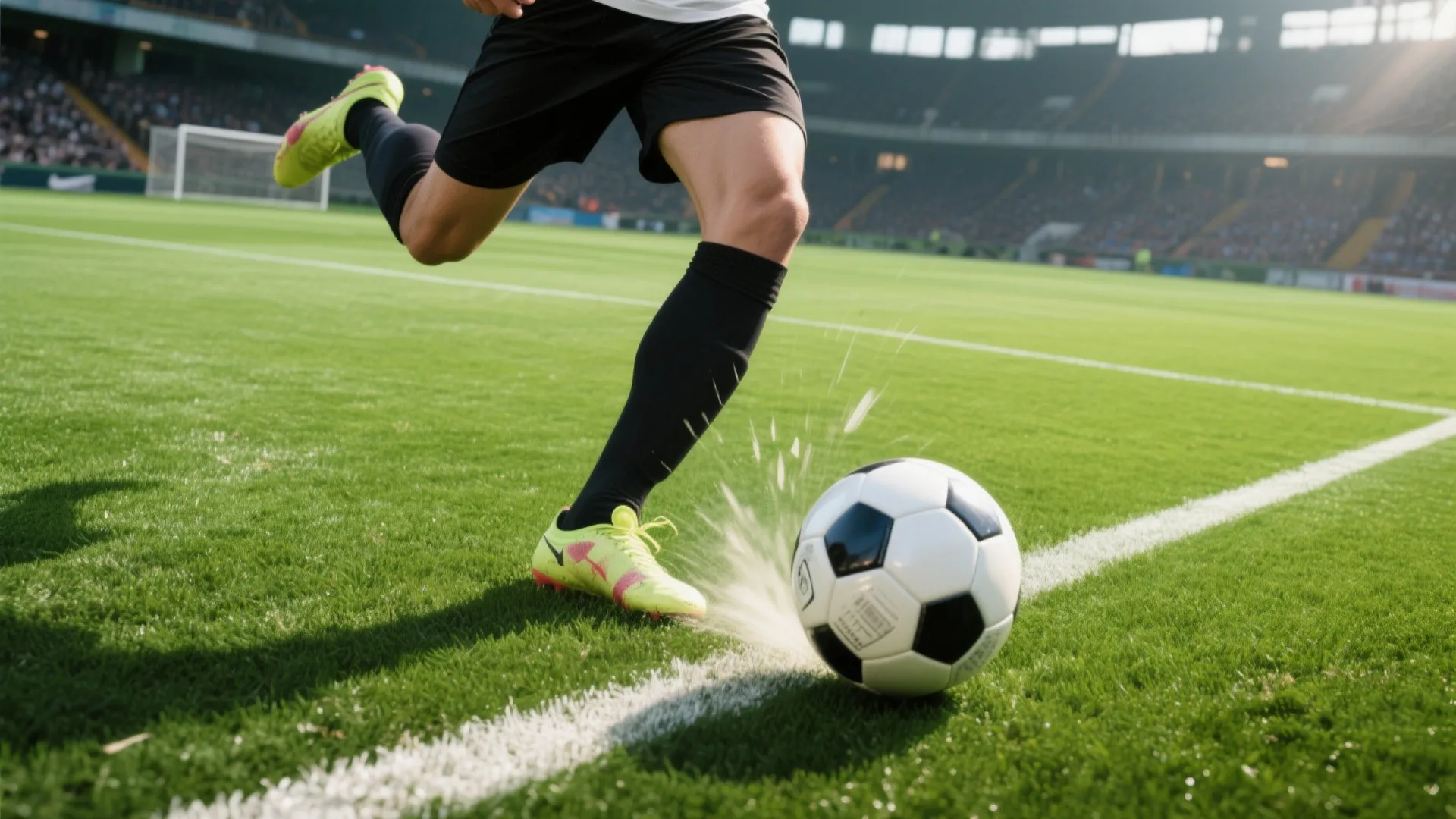 足球比赛精彩瞬间